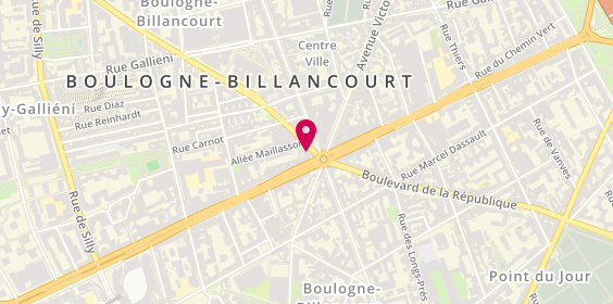 Plan de Loding, 3 avenue André Morizet, 92100 Boulogne-Billancourt
