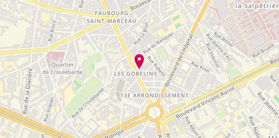 Plan de Chauss'cuir, 65 avenue des Gobelins, 75013 Paris