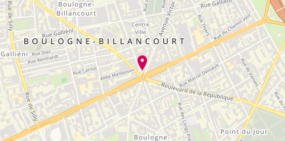 Plan de Mary Kimberley, 195 Boulevard Jean Jaurès, 92100 Boulogne-Billancourt
