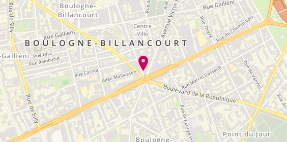 Plan de Pimkie, 193 Boulevard Jean Jaurès, 92100 Boulogne-Billancourt