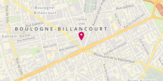 Plan de Courir, 185 Boulevard Jean Jaurès, 92100 Boulogne-Billancourt