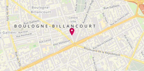 Plan de Magasin 179, 179 Boulevard Jean Jaurès, 92100 Boulogne-Billancourt