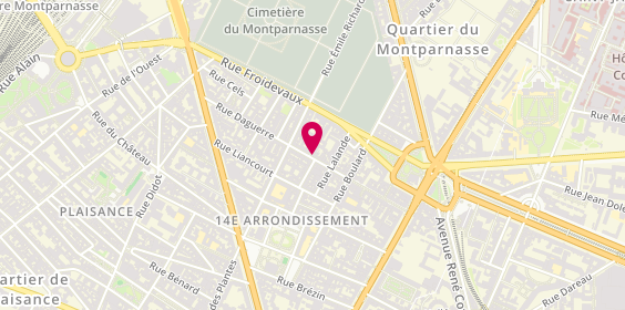 Plan de Le Repaire des Filles, 48 Rue Daguerre, 75014 Paris