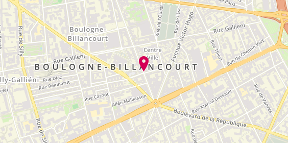 Plan de Petit Bâteau, 157 Avenue Jean Jaurès, 92100 Boulogne-Billancourt