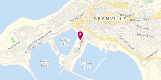 Plan de Comptoir de la Mer, Quai S Port De, 50400 Granville