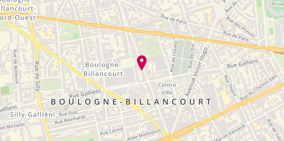 Plan de Du Pareil au même Maison, 110-112 Boulevard Jean Jaurès, 92100 Boulogne-Billancourt