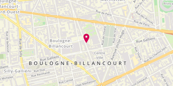 Plan de Mellow Yellow, 109 Boulevard Jean Jaurès, 92100 Boulogne-Billancourt