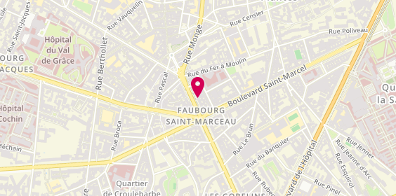 Plan de Etam Lingerie, 17 avenue des Gobelins, 75005 Paris