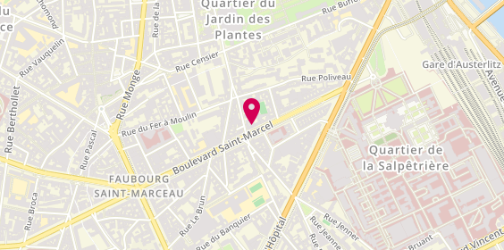Plan de Fibris - Boutique de vêtements bio Paris, 40 Boulevard Saint-Marcel, 75005 Paris