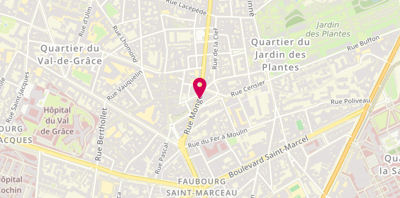 Plan de Le Pied, 105 Rue Monge, 75005 Paris