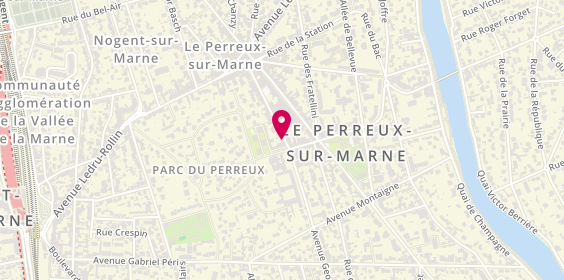 Plan de Crayons de Couleurs, 69 avenue Georges Clemenceau, 94170 Le Perreux-sur-Marne