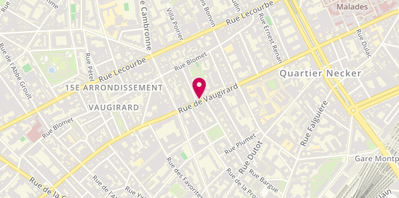 Plan de G. Men, 222 Rue de Vaugirard, 75015 Paris
