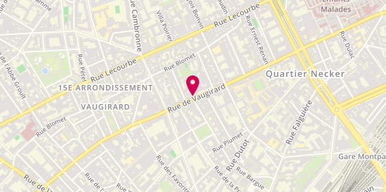 Plan de VARNIER Catherine, 216 Rue Vaugirard, 75015 Paris