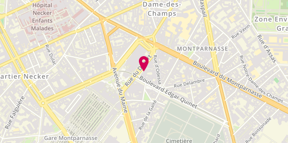 Plan de Louly, 21 Rue du Départ, 75014 Paris