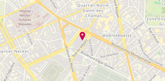 Plan de André, 12 Rue du Départ, 75015 Paris