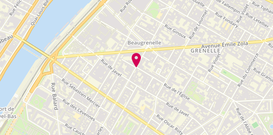Plan de Myleine, 105 Rue Saint Charles, 75015 Paris