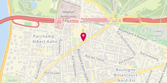 Plan de Bernard Garbo, 42 avenue Jean Baptiste Clement, 92200 Boulogne-Billancourt
