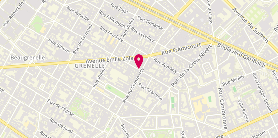 Plan de Minelli, 54 Rue du Commerce, 75015 Paris