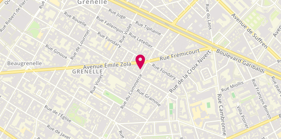 Plan de Manfield, 50 Rue du Commerce, 75015 Paris