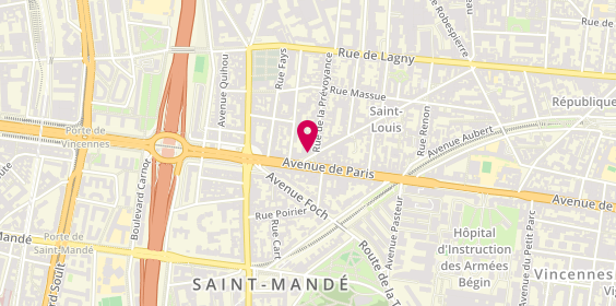 Plan de La Boutique, 56 Rue des Laitières, 94300 Vincennes