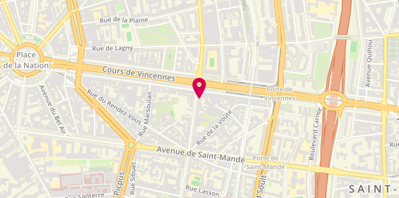 Plan de Le Livre Boukaka Mode, 90 avenue du Dr Arnold Netter, 75012 Paris