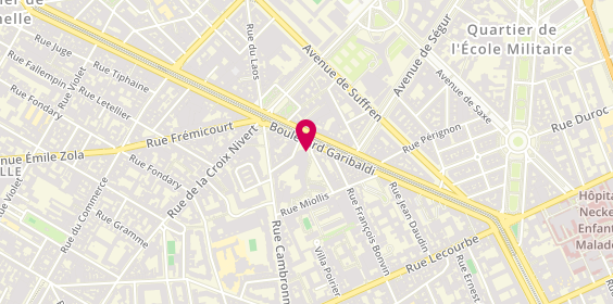 Plan de ABERGEL Frédéric, 16 Boulevard Garibaldi, 75015 Paris