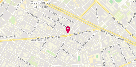 Plan de Jade et Clara, 34 Rue du Commerce, 75015 Paris