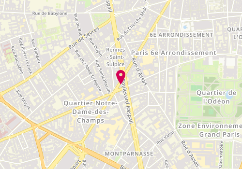 Plan de Rieker, 123 Rue de Rennes, 75006 Paris