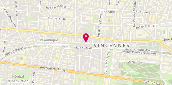 Plan de New Fashion's, 18 Rue Eglise, 94300 Vincennes