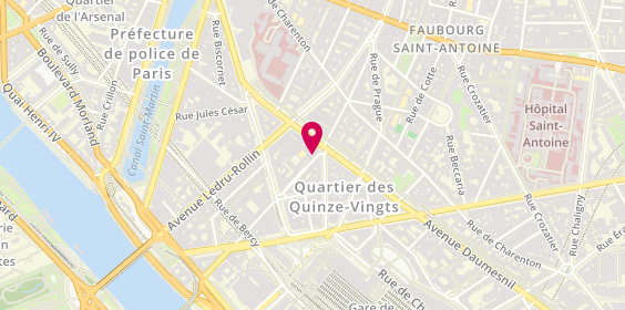 Plan de Les Etoiles, 43 Rue Traversière, 75012 Paris