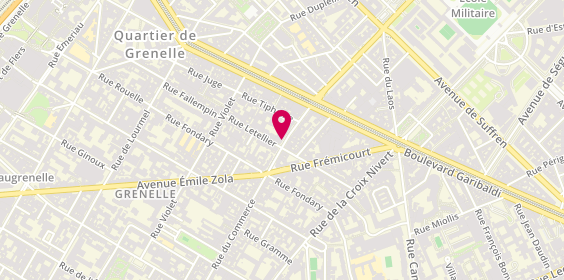 Plan de Maje, Boutique Maje 20 Rue Commerce, 75015 Paris