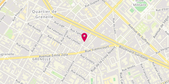 Plan de Magasin 427, 21 Rue Commerce, 75015 Paris