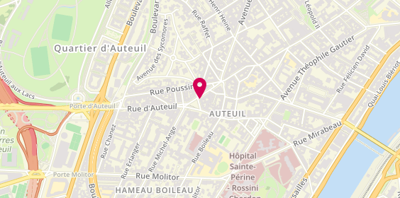 Plan de L'Escale, 89 Rue Jean de la Fontaine, 75016 Paris