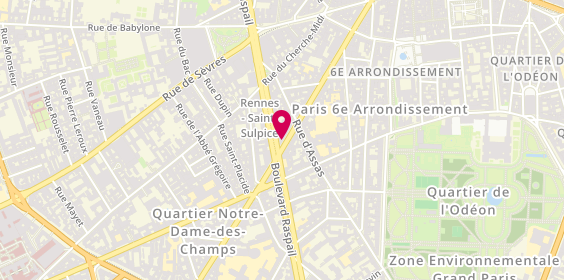Plan de Bocage, 110 Rue de Rennes, 75006 Paris