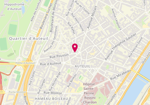 Plan de Chistera, 4 Rue Poussin, 75016 Paris