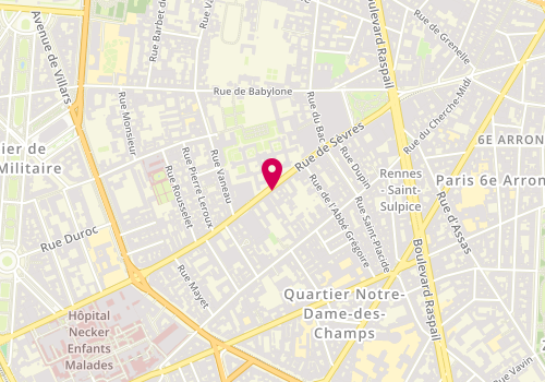 Plan de Méphisto ChaussConfort, 91 Rue de Sèvres, 75006 Paris