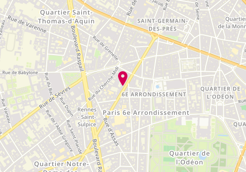 Plan de Salamander, 78 Rue Rennes, 75006 Paris