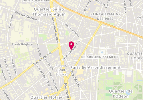 Plan de La Fée Maraboutée, 12 Rue du Cherche-Midi, 75006 Paris