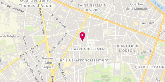 Plan de Vilebrequin, 5 Rue du Vieux Colombier, 75006 Paris