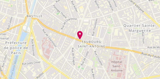 Plan de Belair, 117 Rue du Faubourg Saint-Antoine, 75012 Paris