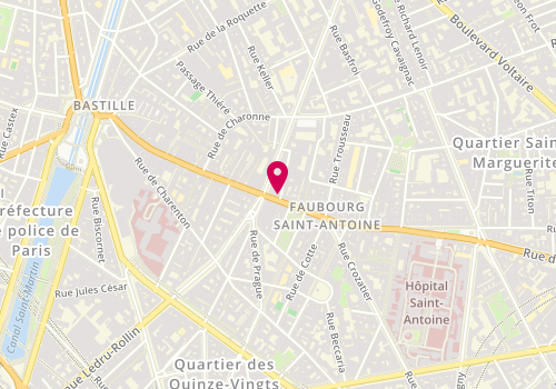Plan de Jonak, 115 Rue du Faubourg Saint-Antoine, 75011 Paris