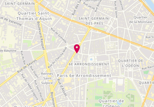 Plan de Les Reves de Jenisa, 13 Rue du Vieux Colombier, 75006 Paris