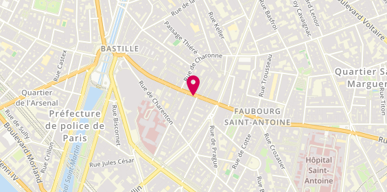 Plan de Planet Jogging, 80 Rue du Fbg saint Antoine, 75012 Paris