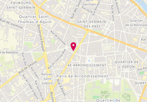 Plan de Jonak, 70 Rue de Rennes, 75006 Paris