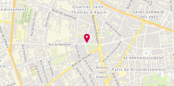 Plan de Bowen, 17 Rue Chomel, 75007 Paris