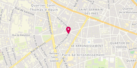 Plan de Société Romanaise de la Chaussure, 5 Rue Cherche Midi, 75006 Paris