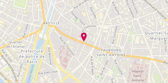 Plan de Timberland, 77 Rue du Faubourg Saint-Antoine, 75011 Paris