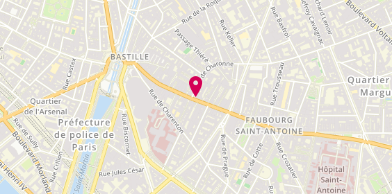 Plan de Petit Bateau, 67 Rue du Faubourg Saint-Antoine, 75011 Paris