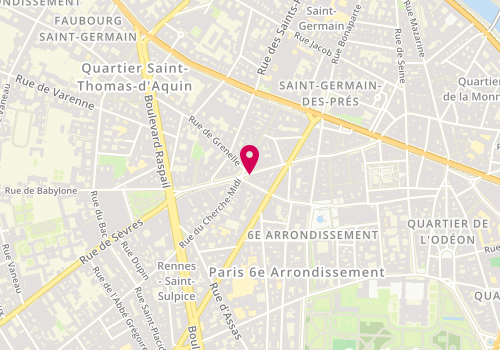 Plan de Seidensticker - Paris, 1 place Michel Debré, 75006 Paris