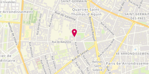 Plan de L'Appartement du 7e, 122 Rue du Bac, 75007 Paris